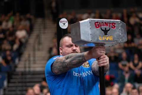 Former World’s Strongest Man Eddie Hall boasts he’s ‘still got it’ as he competes for first time in FIVE YEARS