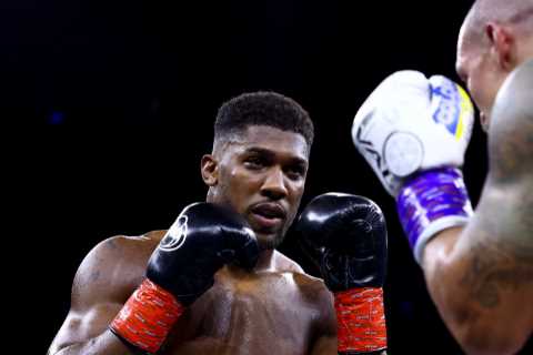 Anthony Joshua set to return in late March as Eddie Hearn reveals Deontay Wilder grudge match in pipeline for ex-champ