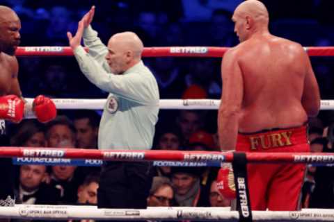 Derek Chisora, 38, refuses to retire despite being left spitting blood after savage Tyson Fury beating