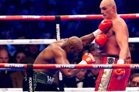 ‘Like giving me a million quid’ – Tyson Fury reveals reason he CAN’T retire as Chisora visits him in dressing room