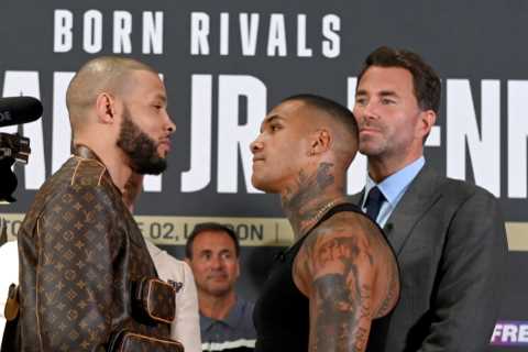 Eddie Hearn says Conor Benn will be fighting ‘sooner than you think’ as Brit awaits punishment for failed drug tests