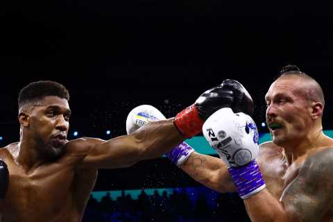 Anthony Joshua’s axed coach says AJ ‘better than expected’ in Usyk rematch as he reveals he dumped him over the phone