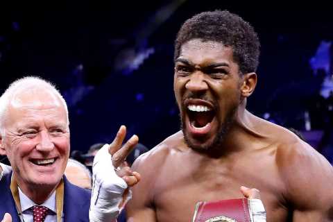 ‘He had some character’ – Anthony Joshua’s promoter Eddie Hearn dropped dad Barry twice in sparring when he was younger