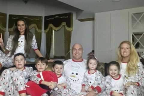 Tyson Fury along with Premier League stars lead sportsmen enjoying Christmas celebrations with family and friends