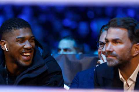 ‘It’s all over really’ – Eddie Hearn admits Anthony Joshua’s career would be FINISHED if he loses April return fight