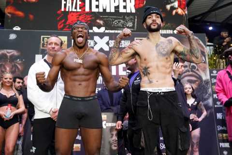 KSI vs FaZe Temperrr ring walk time – what time will big Misfits Boxing fight start tonight?