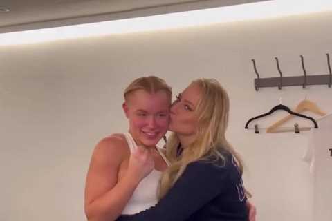 Ebanie Bridges jokes Elle Brooke ‘loves touching her bum’ as behind-the-scenes footage after her boxing win emerges