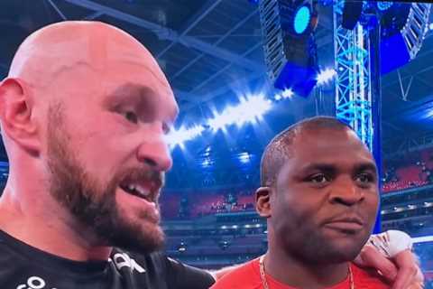 Tyson Fury tipped to fight Francis Ngannou for ‘go f*** yourself money’ after leaving UFC over contract row