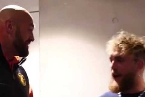 Fans question Tyson Fury’s loyalty to brother Tommy as video of him hugging Jake Paul emerges