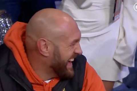 Jake Paul has Tyson Fury giggling as he warns he’ll have to disown brother Tommy when he’s ‘knocked out by Disney star’