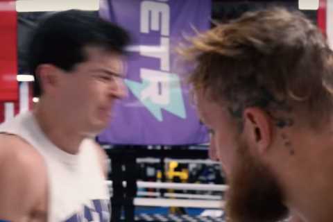 Watch Jake Paul hit YouTuber so hard he SOILS HIMSELF after losing ridiculous bet ahead of Tommy Fury fight