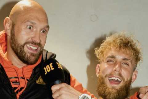 Tyson Fury jokes brother Tommy will ‘go mad’ after taking picture with Jake Paul ahead of bitter grudge fight