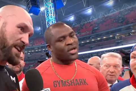 Francis Ngannou agrees to Tyson Fury fight in cage with Mike Tyson as special guest referee in bizarre clash