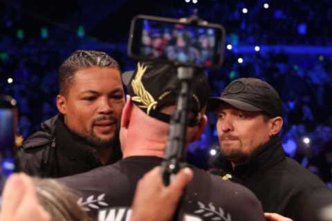 Tyson Fury lined up for blockbuster Wembley fight in summer with Joe Joyce if he beats Oleksandr Usyk for unified titles