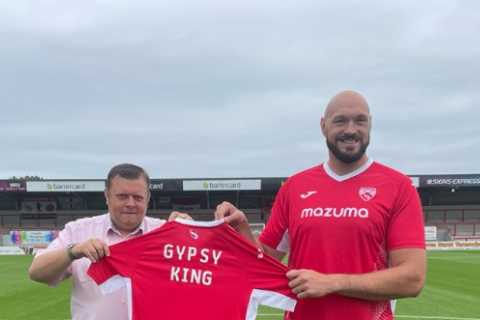 Tyson Fury suffers blow in Morecambe takeover bid as League One side get taken over by 20-year-old businessman