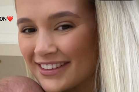 ‘Daddy will be home soon’ – Beaming Tommy Fury FaceTimes Molly-Mae and daughter Bambi ahead of Jake Paul fight