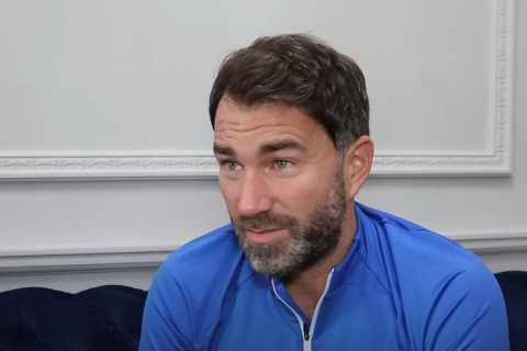‘The WORST 8-0 resume I’ve ever seen’ – Eddie Hearn slams Tommy Fury’s boxing record despite picking him to KO Jake Paul