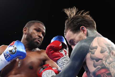 ‘Worst thing I have EVER witnessed in sport’ – Boxing fans can’t believe they paid £25 to watch Mayweather vs Chalmers