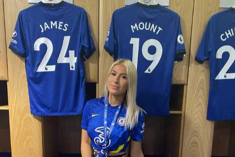 OnlyFans star and boxer Astrid Wett reveals footballers slide into DMs and would ‘love to go there’ with Chelsea star