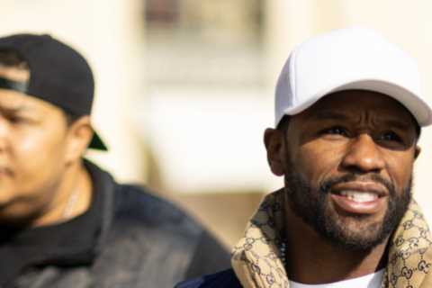 Floyd Mayweather leaves Rolex shop with stunning ex-girlfriend in Paris after shambolic fight against Geordie Shore star