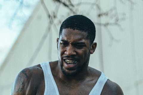 Anthony Joshua implements Rocky-style training method as Brit chops down trees in gruelling Texas training camp