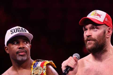 Tyson Fury’s trainer SugarHill Steward flies to UK and links up with Gypsy King for Oleksandr Usyk training camp