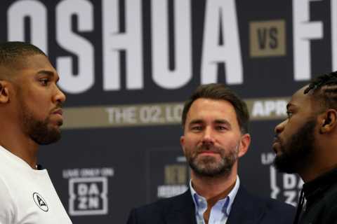 Anthony Joshua has ‘three options’ after boxing return as Eddie Hearn teases huge fights for former champ
