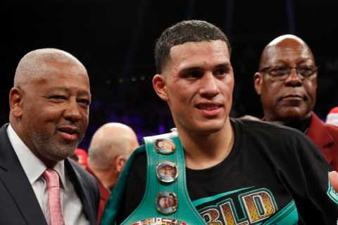 Who is David Benavidez and why was he banned from boxing?