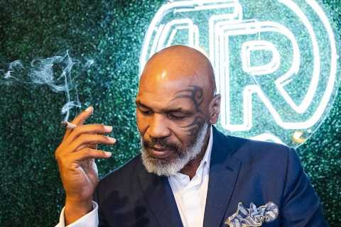 Mike Tyson opens his own coffee shop in Amsterdam and reveals he has ‘tried and tested all the products’