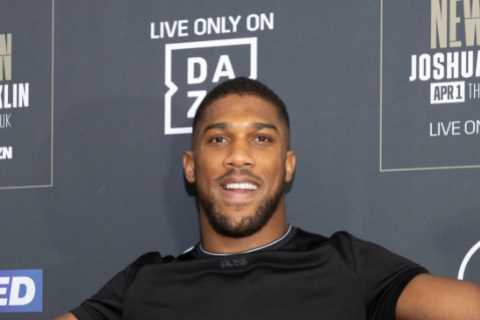 Anthony Joshua knows that money talks.. but two-time heavyweight champ is happiest when he has some home comforts
