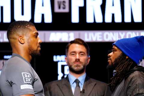 Anthony Joshua vs Jermaine Franklin live stream and TV guide – how to watch massive heavyweight clash
