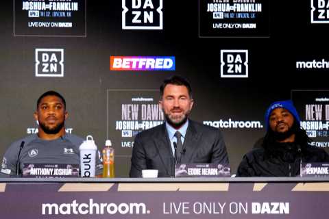 Anthony Joshua slams ‘clown’ Carl Froch and Amir Khan for ‘talking s*** about me’ as Brit prepares for Franklin showdown