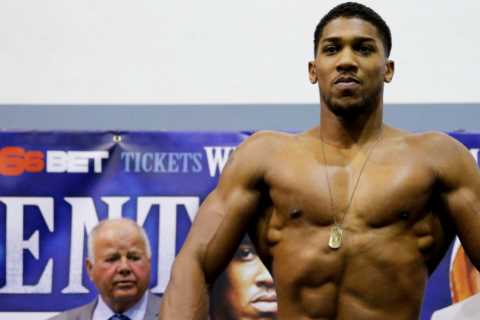 Anthony Joshua’s amazing body transformation over the years revealed in pics as he adds nearly a STONE to face Franklin