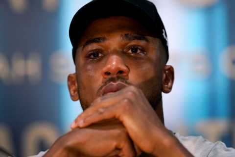 Anthony Joshua reveals the inspiration for emotional comeback fight after he broke down in tears following Usyk loss