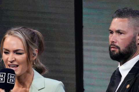 Tony Bellew breaks silence on scuffle with Jermaine Franklin’s trainer moments after American lost to Anthony Joshua