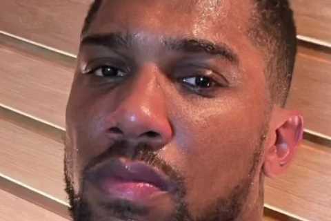 Anthony Joshua celebrates Jermaine Franklin win with sweaty sauna session and reveals when he will fight again