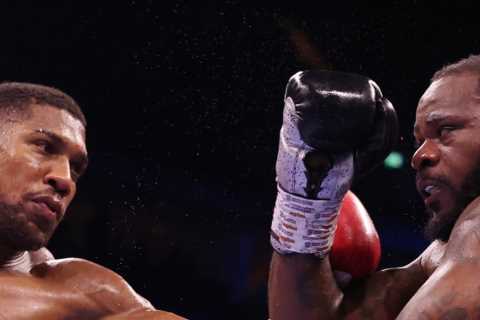 Anthony Joshua vs Jermaine Franklin punch stats revealed and it shows exactly how the Brit won the fight