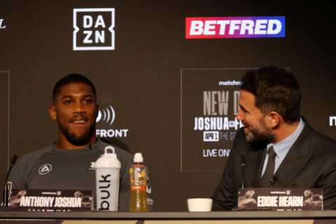 Anthony Joshua’s fight plans for year revealed with two bitter grudge matches lined up by Eddie Hearn