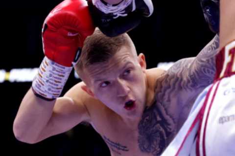 Watch Campbell Hatton score sensational first-round TKO on Joshua vs Franklin card with brutal body shot like dad Ricky