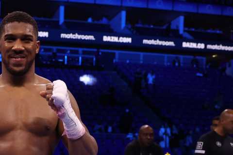 Anthony Joshua splashing £25million on huge property on one of London’s most expensive streets after beating Franklin