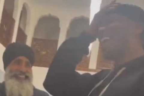 KSI spotted at Sikh temple after visiting mosque amid fallout from using vile racial slur in YouTube video