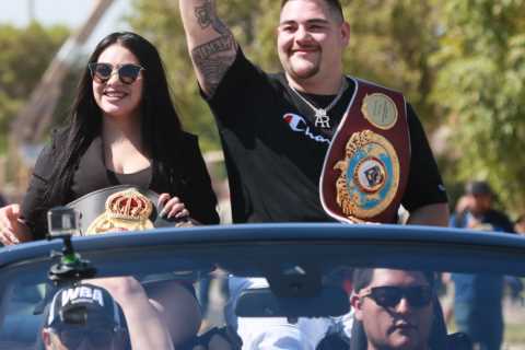 Ruiz Jr kicked out of his home after split with wife as she bins his diamonds and clothes and he moves on with new woman