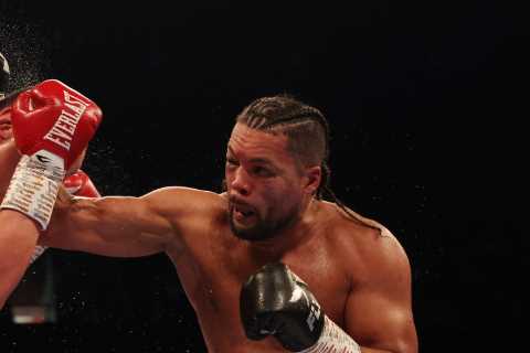 Joe Joyce’s world title hopes in tatters after bloody loss to Zhilei Zhang as Brit can’t see out of horror swollen eye