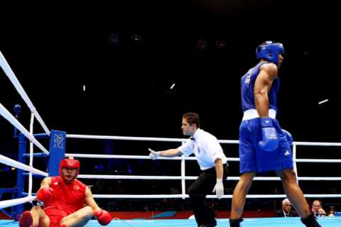 Anthony Joshua ‘turned down rematch with Zhang’ with Joe Joyce’s upcoming opponent desperate for revenge after Olympics