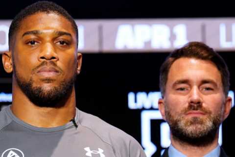 ‘Anthony Joshua would ping him absolutely everywhere’ – Eddie Hearn rants big-name star not elite heavyweight level
