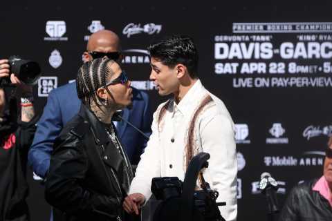 Floyd Mayweather claims Ryan Garcia won’t ‘wake up until NEXT YEAR’ after Gervonta Davis KO’s him in Las Vegas showdown