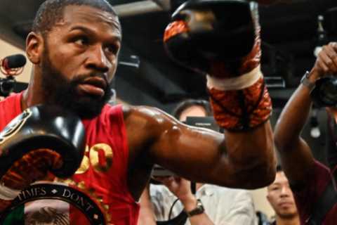 Boxing legend Floyd Mayweather announces next exhibition fight against grandson of an organised crime gang leader