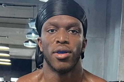 KSI shows off speed and power in training for Joe Fournier fight with YouTube star in stunning shape for boxing return
