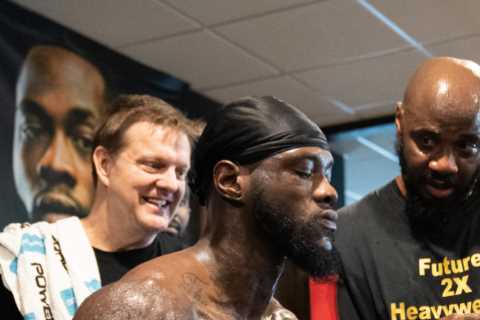 Deontay Wilder’s coach says Tyson Fury vs Oleksandr Usyk is ‘nowhere near as exciting’ as Anthony Joshua fight