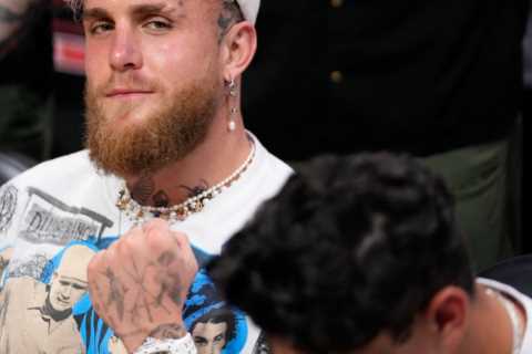 Jake Paul says KSI should be DISQUALIFIED with fans in uproar after illegal elbow knocked out Joe Fournier